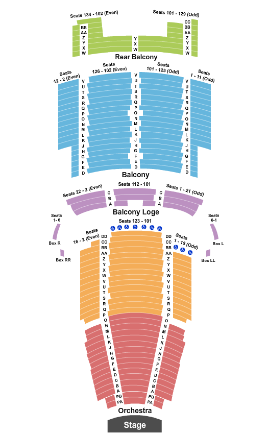 State Theatre Buddy Guy Seating Chart